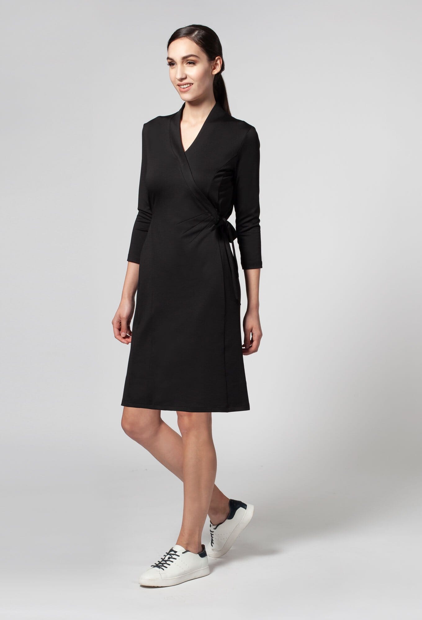 Neck wrap dress best sale