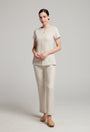 Women's Faux Linen Long Pant