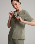 Valencia Faux Linen Tunic