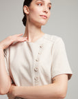 Valencia Faux Linen Tunic