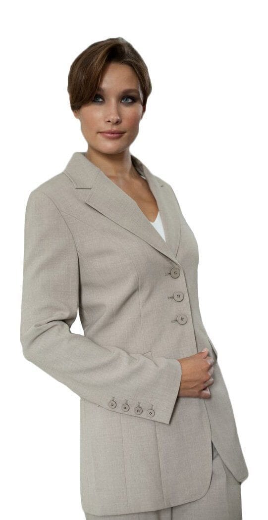 Buy LookbookStore Blazers for Women Suit Jackets Dressy 3/4 Sleeve Blazer  Business Casual Outfits for Work, Khaki, Large at Amazon.in