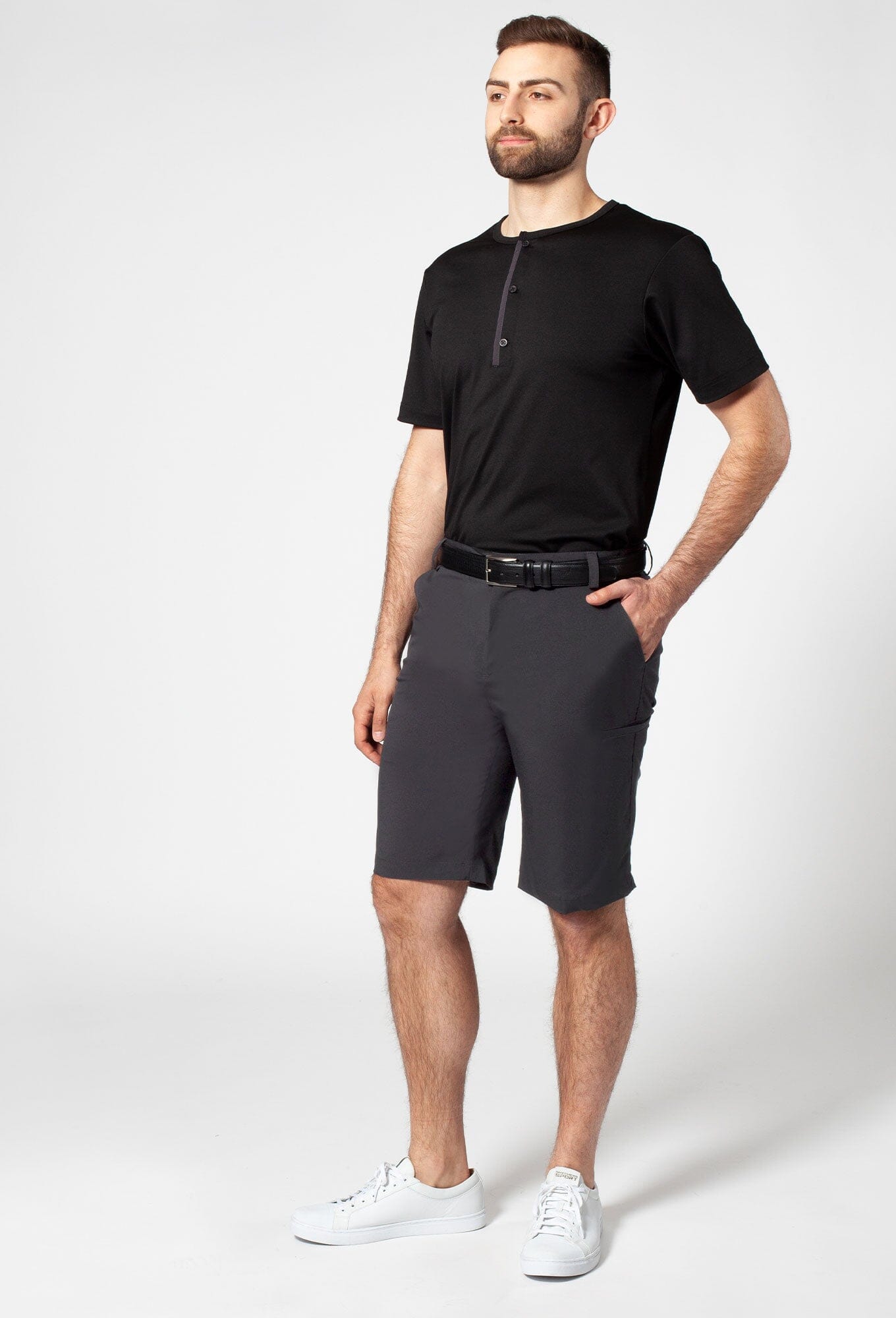 Limited Edition Men's Five Pockets Shorts in Slate Grey – Noel Asmar ...