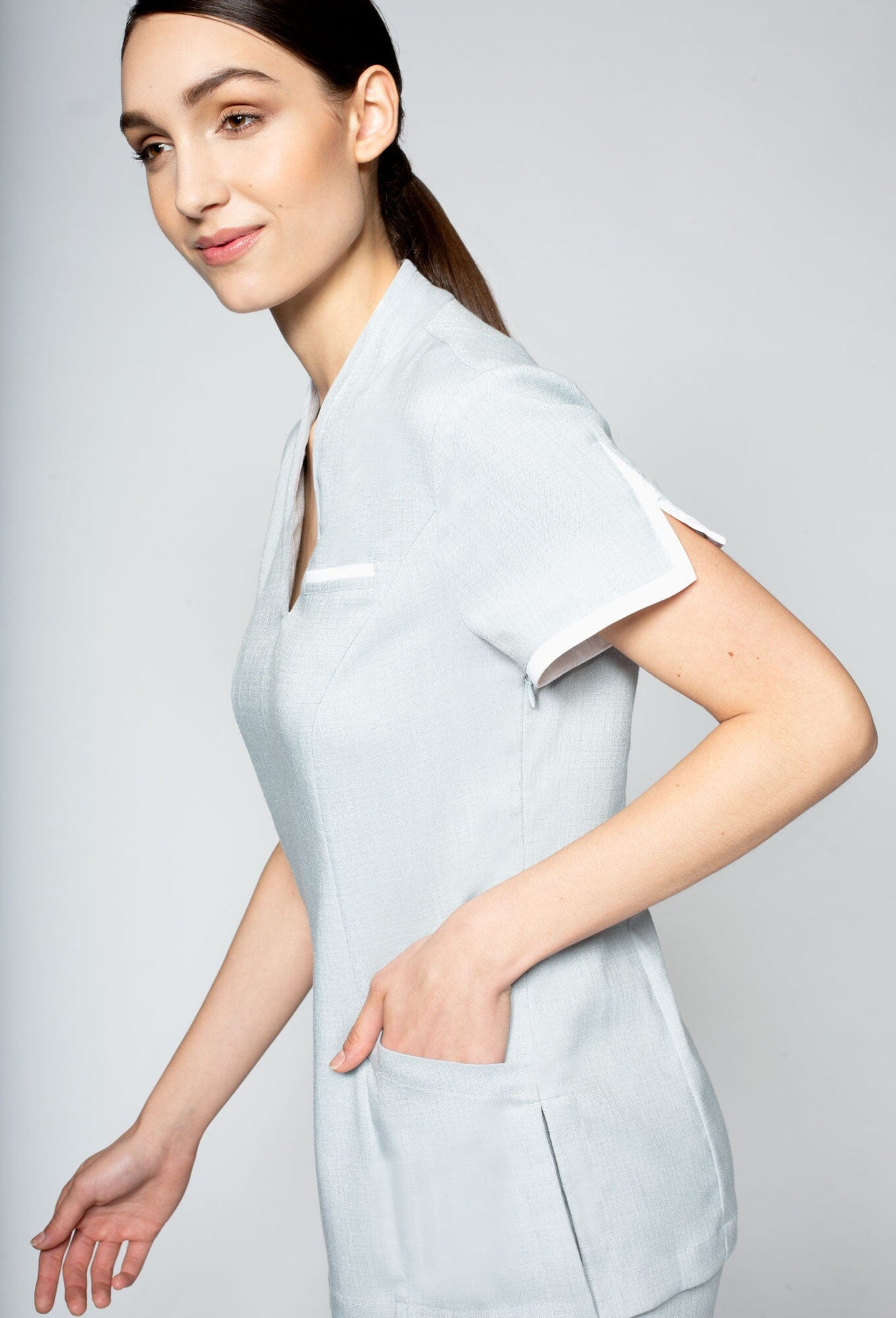 Limited Edition Women's Faux Linen Maya Tunic – Noel Asmar Uniforms